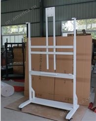 移动白板支架 金属办公广告展板 可擦可定制白板支架简易白板支架