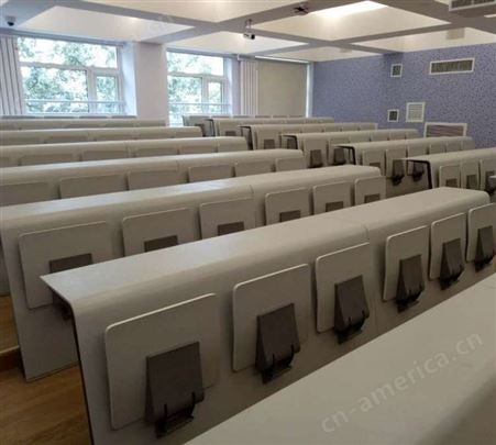 多媒体教室课桌椅培训机构会议室阶梯教室报告厅连排桌椅礼堂椅