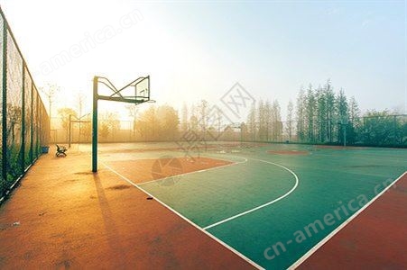 淄博塑胶篮球场专业施工 学校篮球场价格