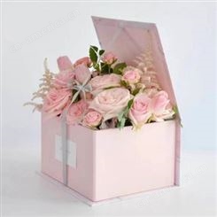 花礼盒方形花盒圣诞苹果盒鲜花包装盒花店用包装盒定制礼物盒
