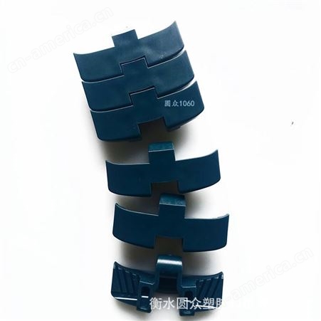 厂家加工订制 塑料链板 1060系列输送链板弯链 输送机配件