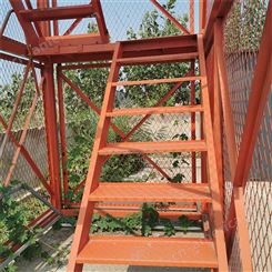 自由组合安全梯笼 高桥桥墩施工梯笼 工程箱式梯笼 组合箱式基坑梯笼 发货及时