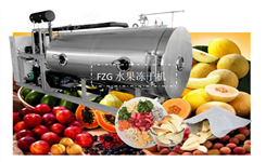 食品冻干机应用于水果和果汁冻干加工生产