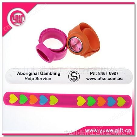 供应生产彩色手腕带，PVC手腕带，荧光啪啪圈，批量生产定制