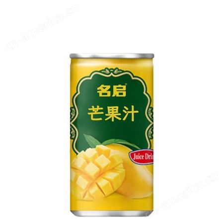 芒果汁 罐装水果汁饮料oem贴牌代加工 配方定制 包装定制 山东康美