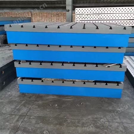 铸铁焊接平板 铸铁测量平台 检验平板 测量平台 T型槽焊接装配平台