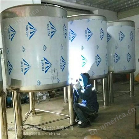 广东卧式储水罐厂家方联 316不锈钢移动密封罐 溶液纯化罐 储罐 保温罐