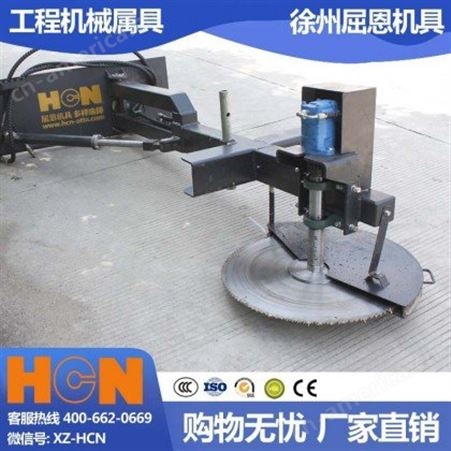 HCN屈恩机具0517系列伐木锯 车载式砍树机 液压树锯 滑移配套