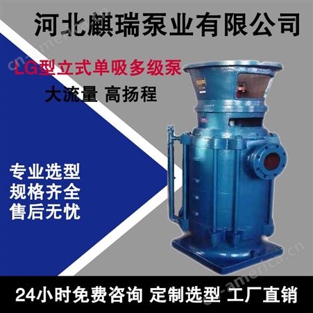 立式多级泵离心泵大型矿用排水抽送矿浆清水DF型腐蚀泵高效节能