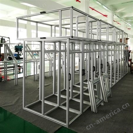 定制工业流水线型材框架（铝型材架子） 南京美诚铝业