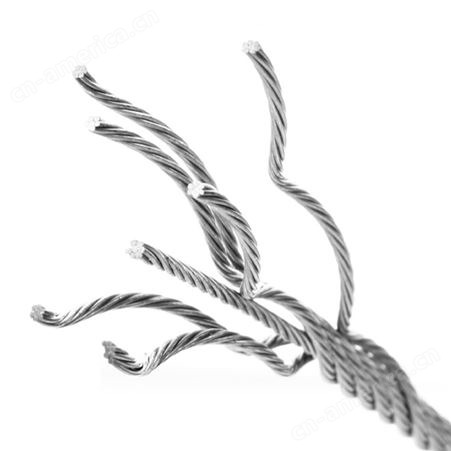 批发镀锌光亮304不锈钢钢丝绳 高品质无接头可零切 牵引起重钢丝绳