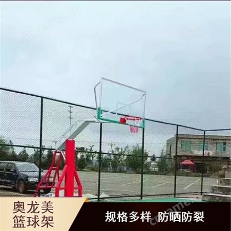 横县比赛用ALM-207电动液压篮球架厂家