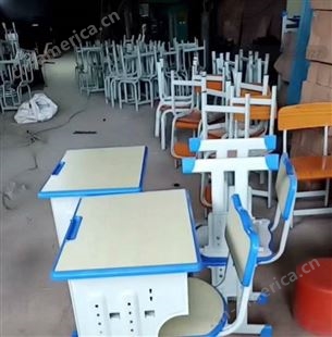 桂林学校课桌椅，双柱升降桌椅、中小学课桌定制