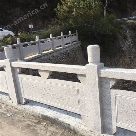 汉白玉栏杆批发 小桥栏杆护栏河道护城河栏杆按需制作