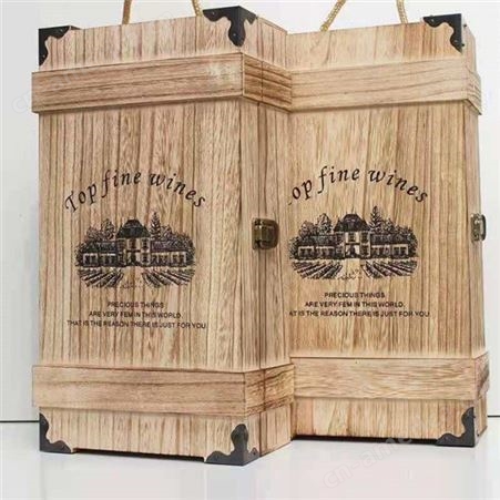 实木酒盒厂家直接 实木酒盒  晨木