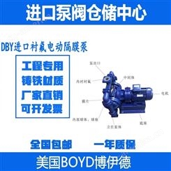DBY进口衬氟电动隔膜泵 美国BOYD博伊德