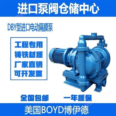 DBY型进口电动隔膜泵 美国BOYD博伊德
