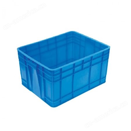 HENGFENG/恒丰 物流周转箱 1号 外尺寸630×480×350mm 内尺寸570×450×345mm白色蓝色厂家批发物流运输箱子