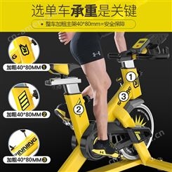 AB动感单车健身车家用脚踏车室内运动自行车锻炼健身器材