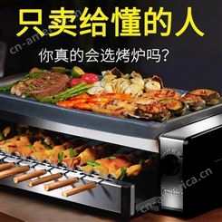 琳米库韩式烧烤架 烤肉盘电烤盘 烤肉锅无烟烧烤炉家用烤鱼烤肉机