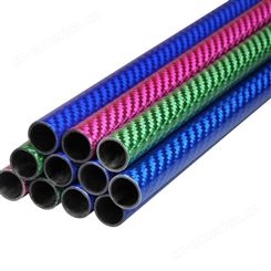 供应碳纤维彩色管  碳纤维板材料专业生产厂家