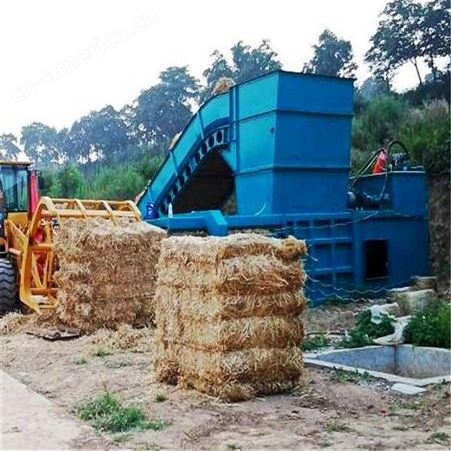 卓昊小麦秸秆液压打包机 玉米杆稻草全自动打包机 农作物秸秆打捆机