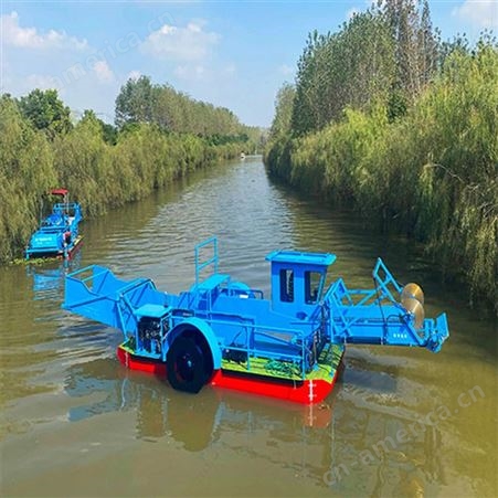 割草船 水葫芦收割机 渔业机械 凯越常年定制生产