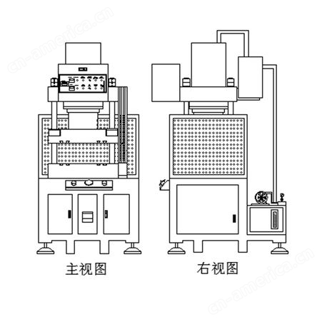 名锵各种油压机定制大型四柱油压机MQF303四柱油压机