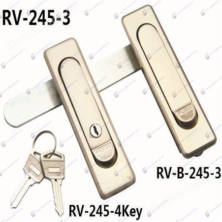 RV-245-4RV-245-4Key RV-B-245-4按压弹跳式平面锁把手MS734-1A技辉