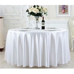 厂家供应 酒店桌布 双面段加厚贡缎餐桌布 纯色桌布 西餐厅台布 会议婚宴庆
