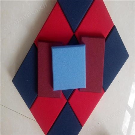 布艺玻纤板墙面阻燃软包防撞板 声立方彩色布艺软包玻纤板