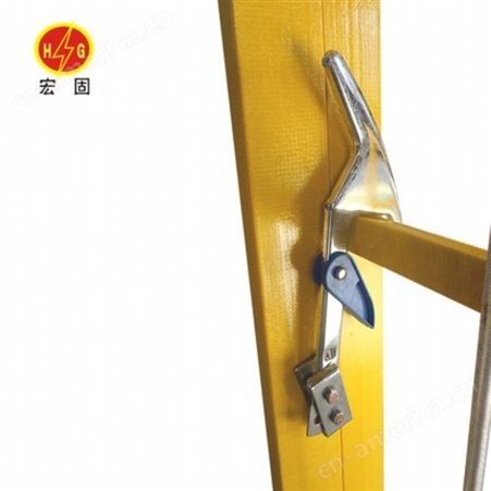 宏固电气玻璃钢绝缘梯HG-JYT 电工专用梯 绝缘单梯 玻璃钢伸缩梯 防电专用梯生产厂家
