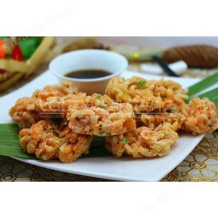 海御王 天妇罗虾米饼 丹东海鲜 油炸海鲜食品 厂家供应