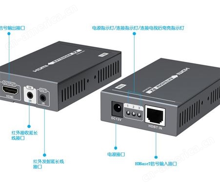 HDBaseT收发器 4K网线传输收发器深圳