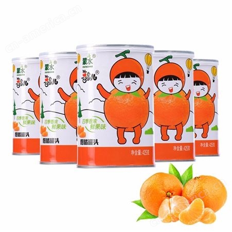 厂家香甜可口 橘子罐头388g 罐装水果罐头