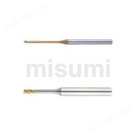品质优秀 米思米 TS涂层硬质合金平头型立铣刀 4刃/长颈型 TSC-EM4LB1-4