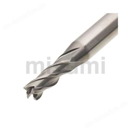 MISUMI ALC涂层硬质合金平头型立铣刀 4刃/短刃型/尖角保护/尖角  ALC-PEM4SC16