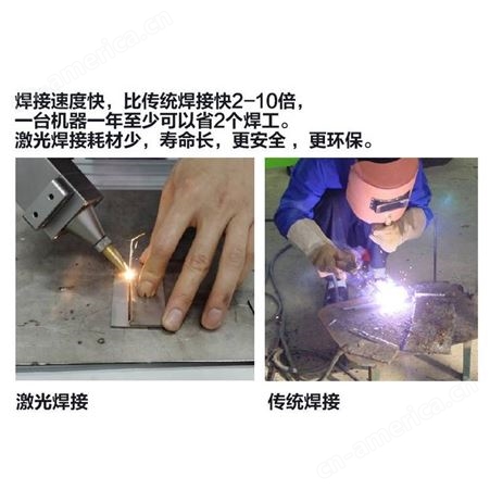 手持式光纤激光焊接机可节省3名焊工铝材不锈钢焊接全国联保