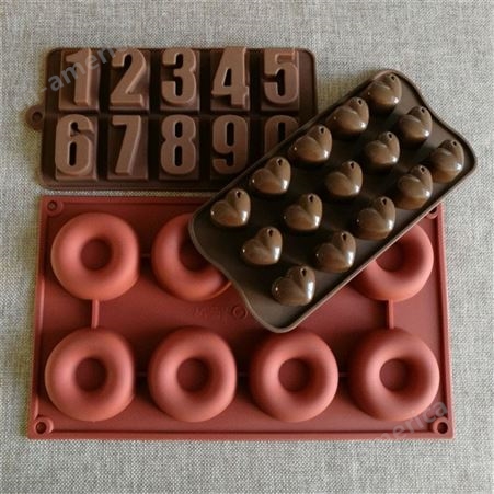 定制食品级硅胶烘焙模具翻糖蛋糕模巧克力饼干果冻奶酪模具