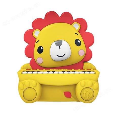 正版费雪乐器玩具 儿童音乐早教多功能卡通动物电子琴 高音质钢琴双伟