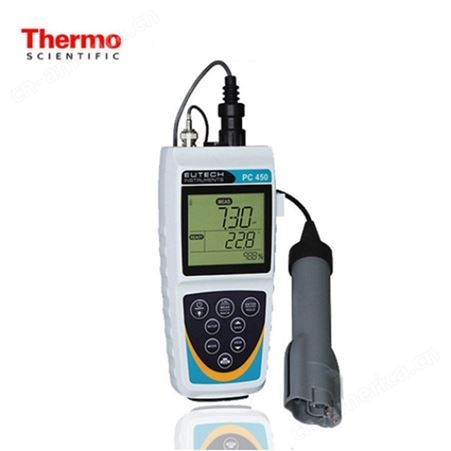 Thermo优特Eutech便携式pH/ORP/电导率仪PC450