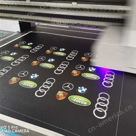 理光皮革商标直喷印花机 pu面料3D数码UV印花机 厂家