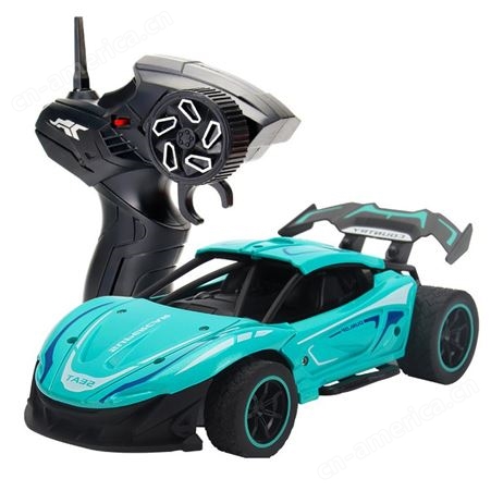 跨境新品儿童2.4G充电遥控车 仿真合金车模型 RC漂移高速车玩具双伟