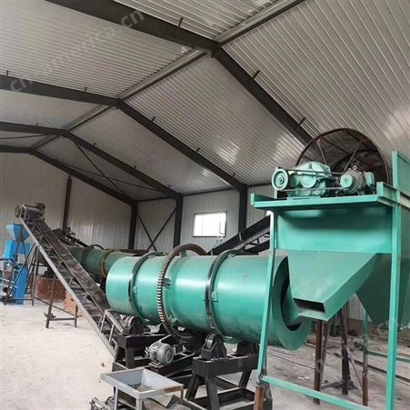 大型有机肥设备生产线 发酵成套设备 适用猪粪牛粪羊粪 凯域机械