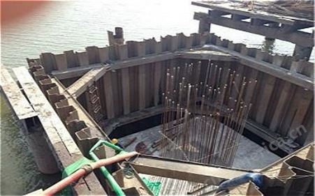 山东钢板桩围堰施工打桩顺序  康尚工程