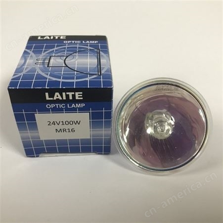 LAITE徕特24V100W牙科设备显微镜卤素灯杯GX5.3针脚MR16卤坞灯杯