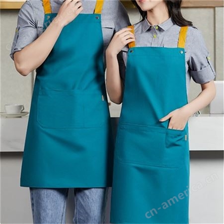 工作围裙可定制印logo围裙厨房家居日用家务围裙卡通广告围裙罩衣