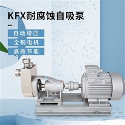 不锈钢自吸抽油泵 耐腐蚀自吸泵 卧式kfx自吸清水泵广州羊城厂家