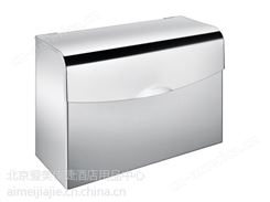 佳悦鑫洗手间擦手纸盒 不锈钢壁挂式纸巾架 上开盖式抽纸箱 包邮