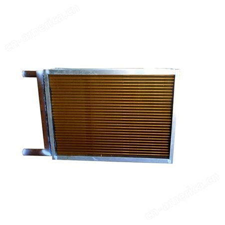 铜管铝翅片风机盘管混合式换热器 冷却散冷器 空调表冷器